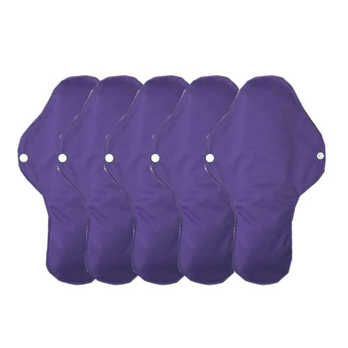 serviette violette hygiénique lavable mypads SH4420-M-VIO