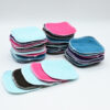 40 lingettes lavables en bambou – Douces et épaisses - coloris au choix