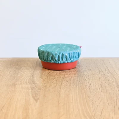 2 Couvre Coupes à dessert – couvre plat en tissu – 10 à 13 cm (XS)