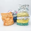 Lot 10 couches lavables Tout en un (TE1) Microfibre - Effet au sec
