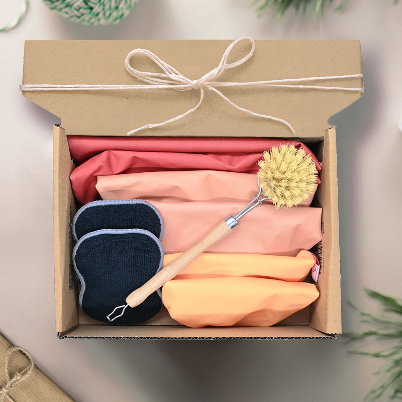 Pochette cadeau en coton réutilisable