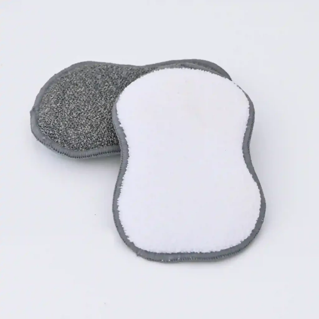 1 Éponge lavable et réutilisable - blanche