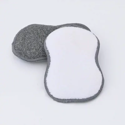 1 Éponge lavable et réutilisable - blanche