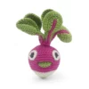 Hochet pour bébé en coton - Radis - Muym Veggy Toys