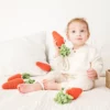Hochet pour bébé en coton - Carotte- Muym Veggy Toys