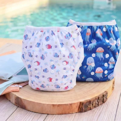 Kit Plage Duo : 2 couches de bain lavables + 2 sacs de transport - à composer soi-même