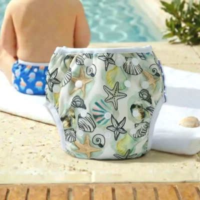 Lot de 5 couches de bain lavables - A choisir