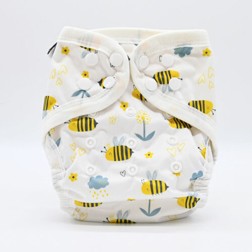 Couche lavable Te1 (Tout en Un) Bambou - Abeilles