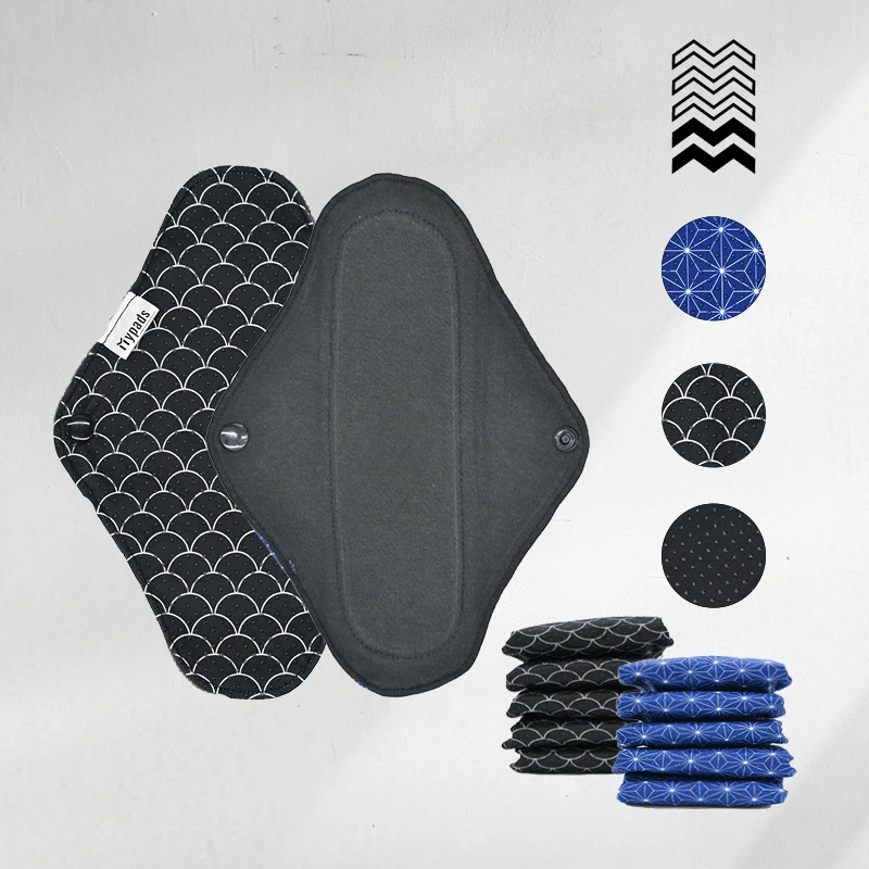 10 serviettes lavables (Gamme S) - Flux léger à moyen - Mypads