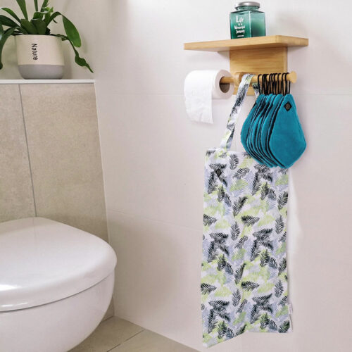 Papier toilette lavable - 5 Feuilles - Azur des caraïbes – Image 7