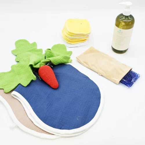 Kit mes premiers pas avec bébé - soin, lingettes, doudou, repas – Image 3