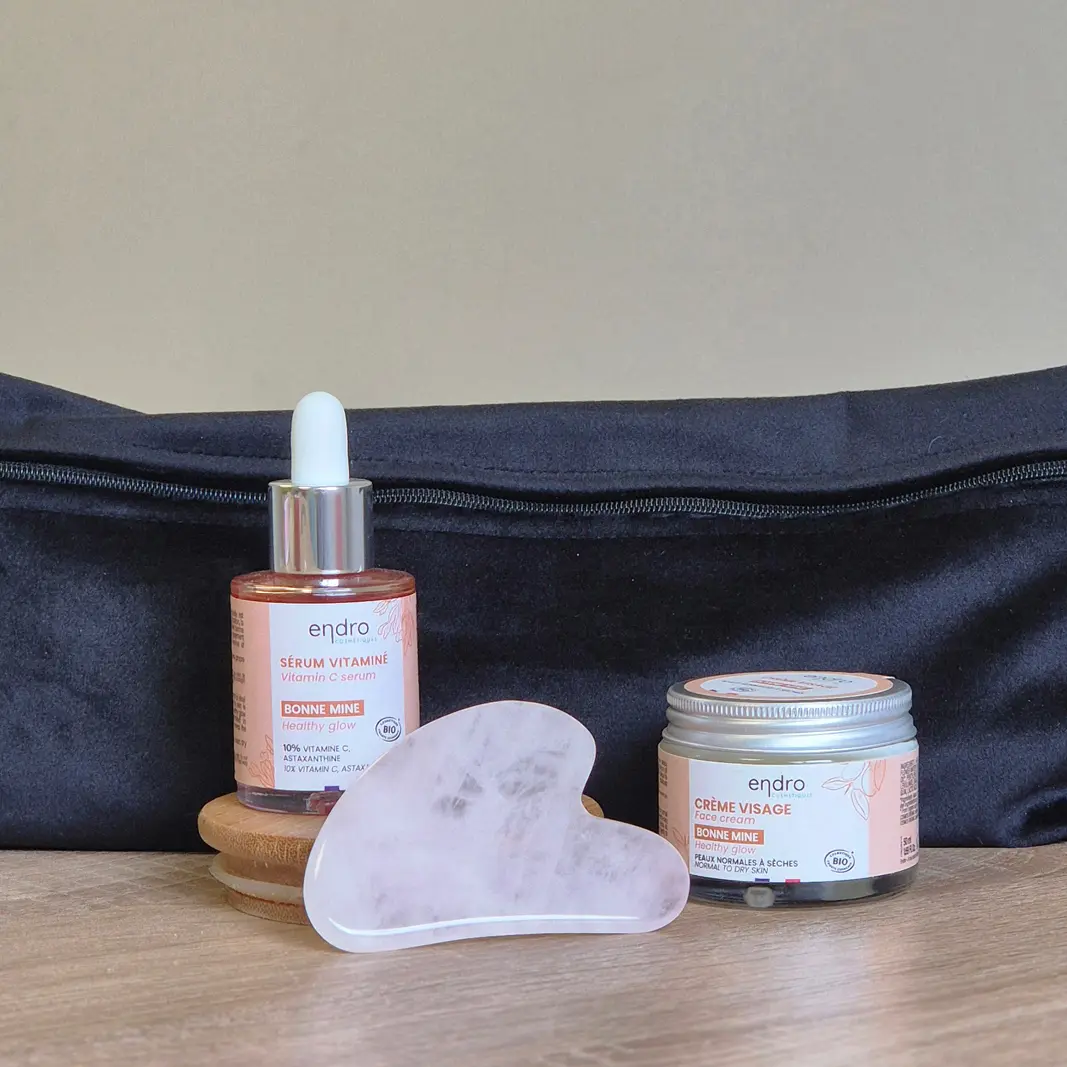 Coffret Bonne Mine pour maman : Crème et Sérum Endro, Gua Sha...