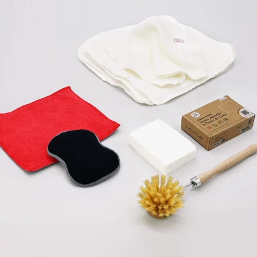 Kit vaisselle écolo - éponges, brosse, savon, essuie-tout – Image 2