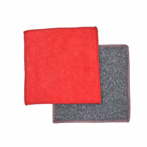 Eponge plate lavable grattante - Rouge