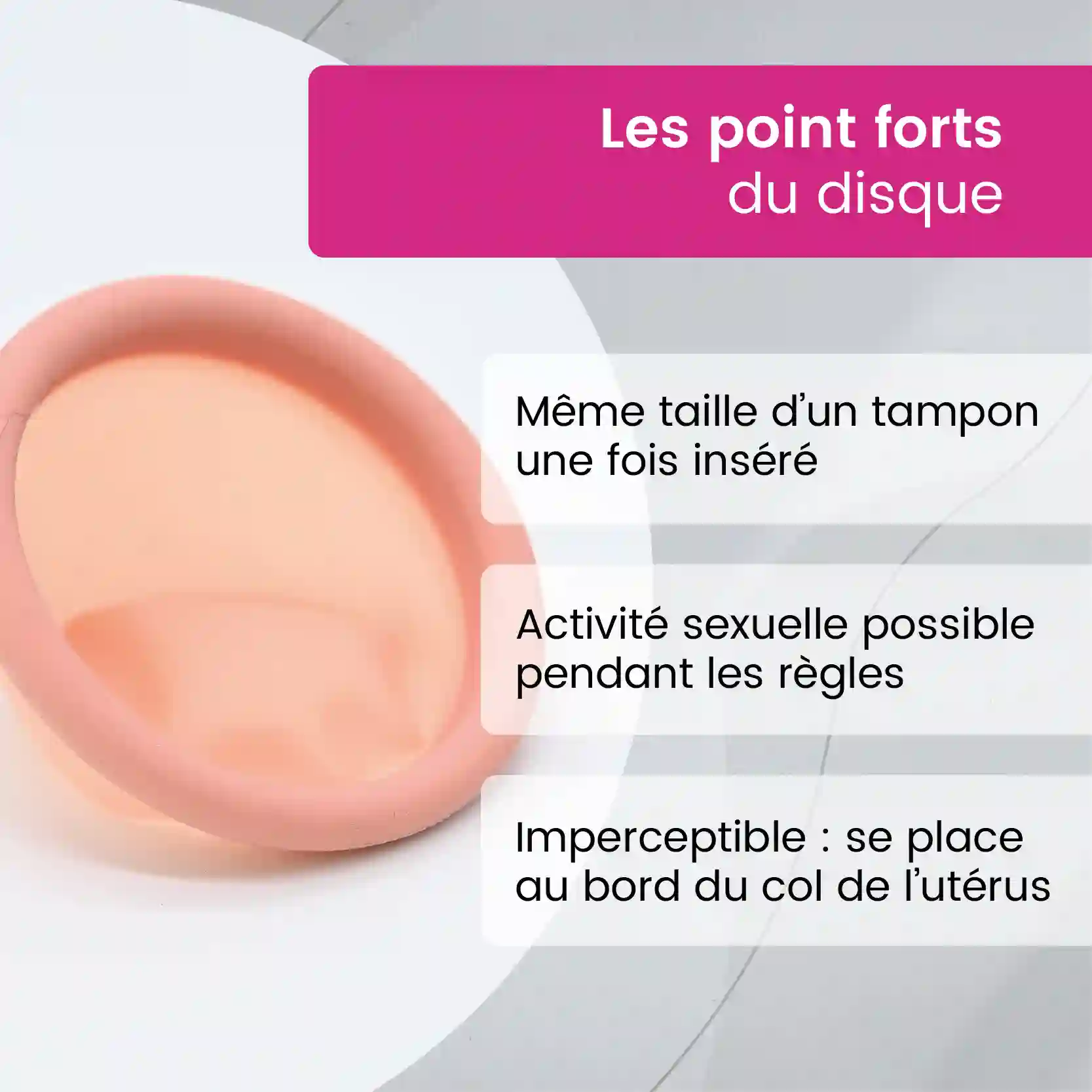 Disque menstruel + pochette de rangement – Image 6