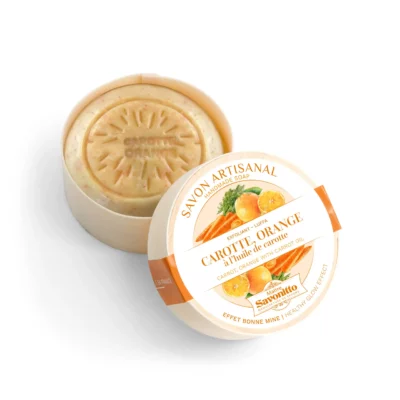 Exfoliant solide Effet Bonne mine Carotte / Orange - Maître Savonitto - 100gr