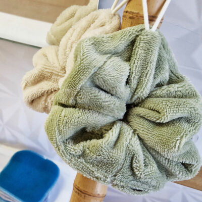 Fleur de douche en bambou lavable et durable