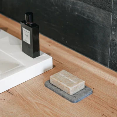 Porte-Savon en pierre de diatomite (choix du coloris)
